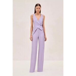 Alexis Rex Pants in Lavender Purple XSmall New Womens Tailored Trousers